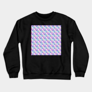 Psychedelic magenta polka dots Crewneck Sweatshirt